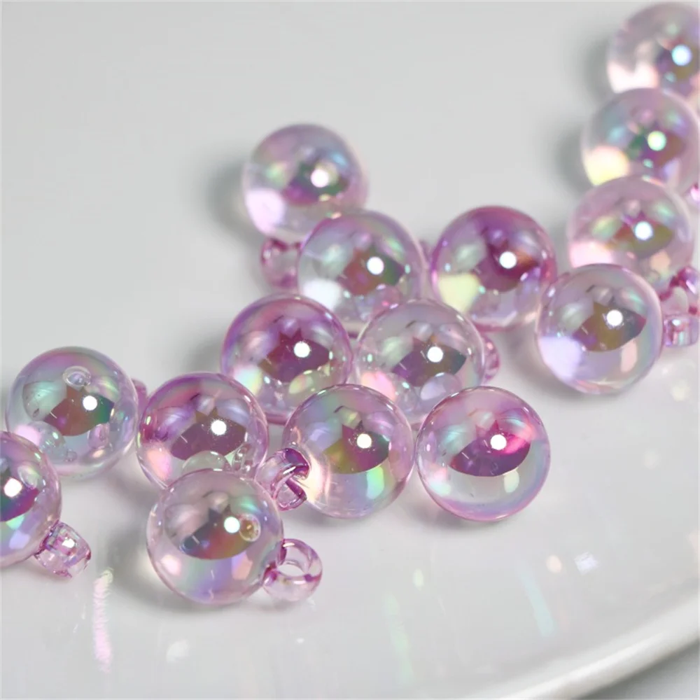 TX89 Uv Electroplating Highlights Beautiful Colorful Fashion Diy Handmade Beaded Bracelet Necklace Hole Bead Accessories. - Image 6