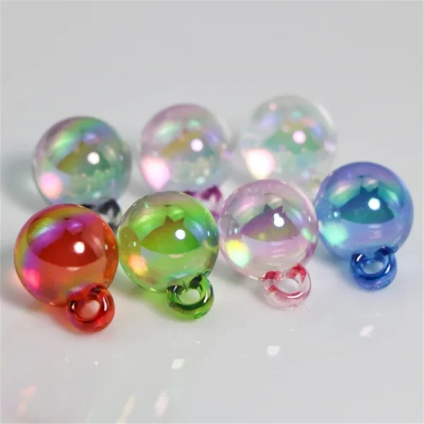 TX89 Uv Electroplating Highlights Beautiful Colorful Fashion Diy Handmade Beaded Bracelet Necklace Hole Bead Accessories.