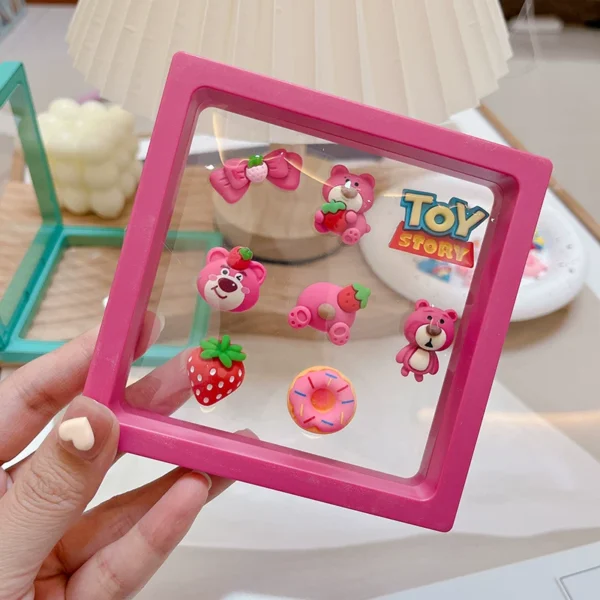 Cute 3D three-dimensional cartoon stickers for women's car interior decoration stickers car interior stickers electric vehicle center console screen