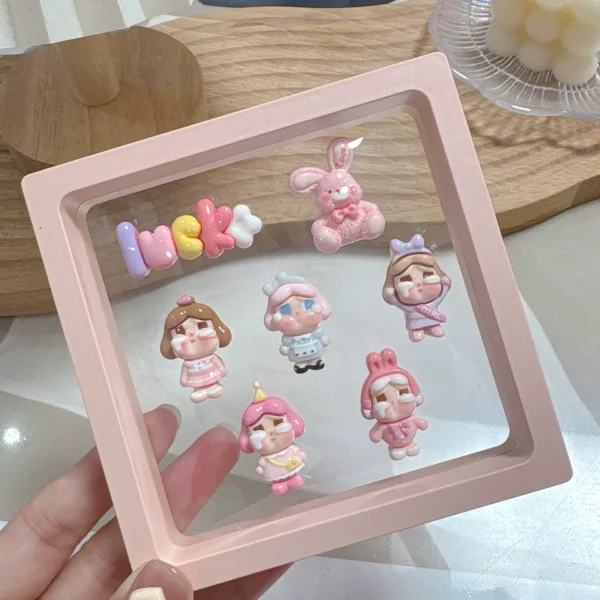 Crying baby cute car center console car screen three-dimensional 3D cartoon electric car sticker female car interior decoration seamless sticker