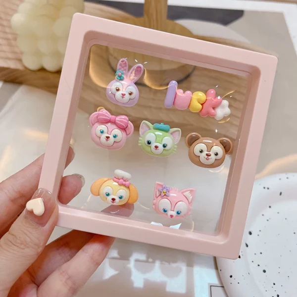 Cute cartoon lady car interior screen center console three-dimensional decorative sticker electric vehicle dashboard small accessories