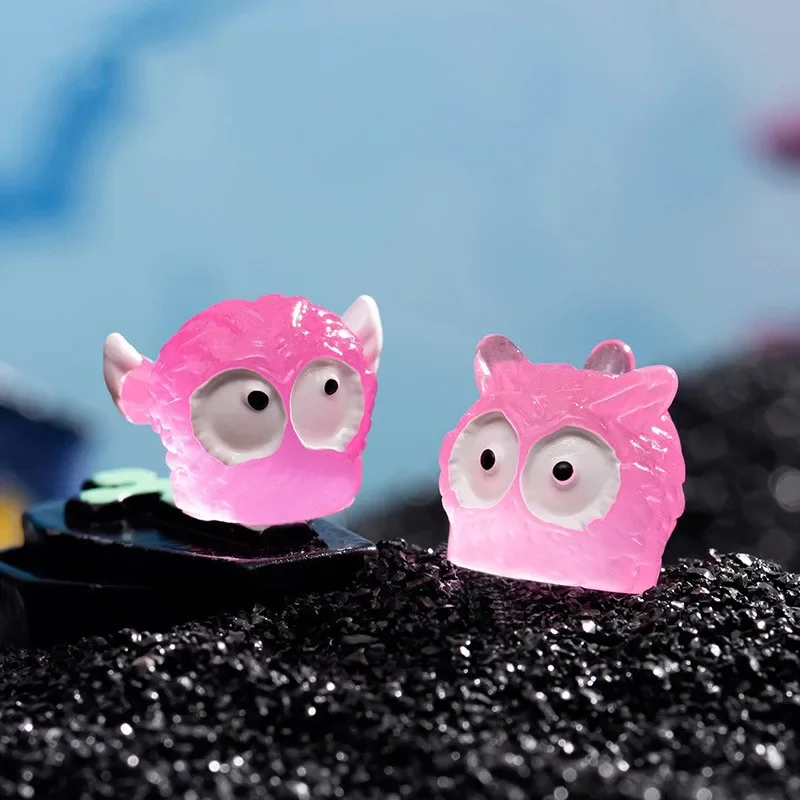 10-100Pcs Mini Luminous Resin Demon Elf Miniature Landscape Halloween Decoration Horned Devil Glow At Night Desk Decor Figurine - Image 4