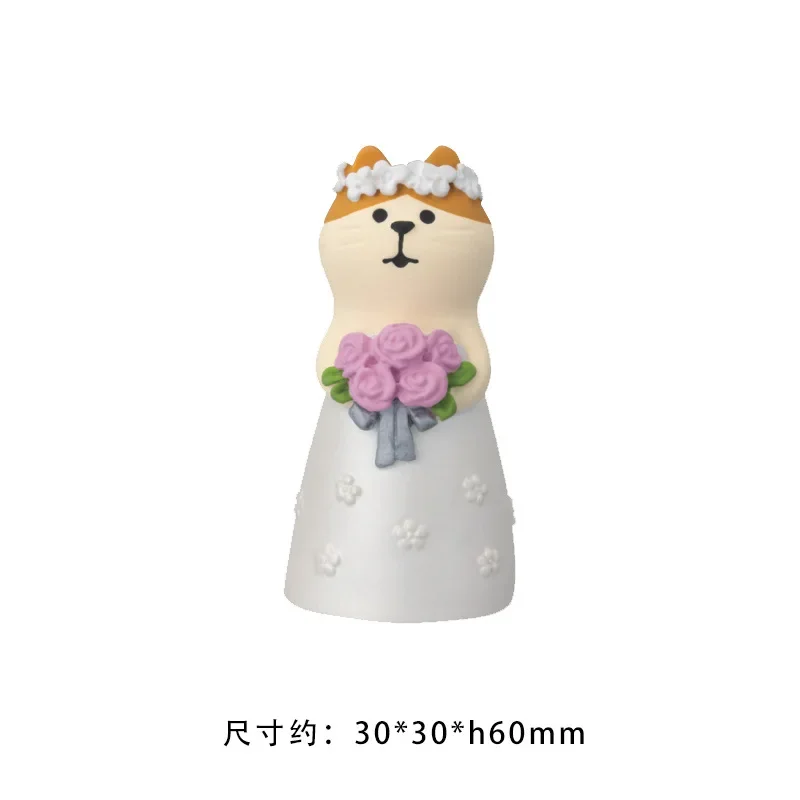 Zakka Japanese Grocery Wedding Groom and Bride Instagram Wedding Crafts Miniature Cake Decoration Small Ornaments Couple Gifts - Image 6